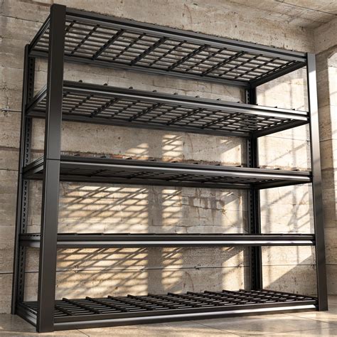 Amazon.com: REIBII 48.2" W Garage Shelving Heavy Duty Storage Shelves ...