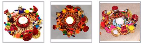 Buy JH Gallery Handmade Recycled Material Rajasthani Dolls Puppet ...