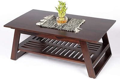 Ratandhara Furniture Solid Sheesham Wood Square Plus Coffee Table for ...