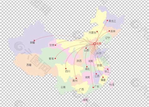 中国行政地图psd素材素材免费下载(图片编号:4556330)-六图网