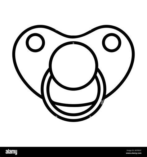 Pacifier Drawing Outline at Samuel Galan blog