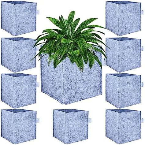 ORILEY Grow Bag Heavy Duty Geo Fabric Plants Flower Growing Bags Floor ...