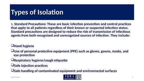 Concept of Isolation for Nurses in Hospitals | PPTX