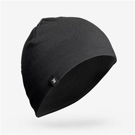 Merino Wool Trekking Hat MT500 - Black
