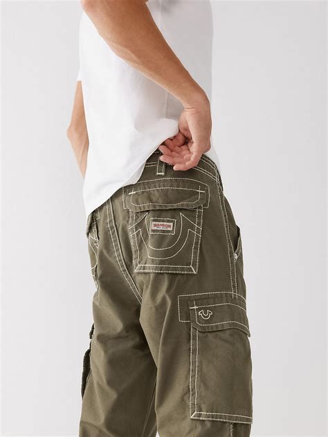 True Religion Cargo Pants Khaki