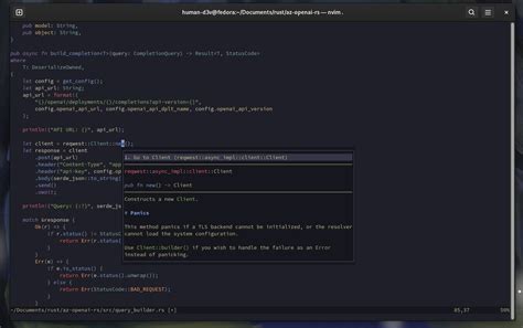 Image result for Using Mistral Code in Neovim
