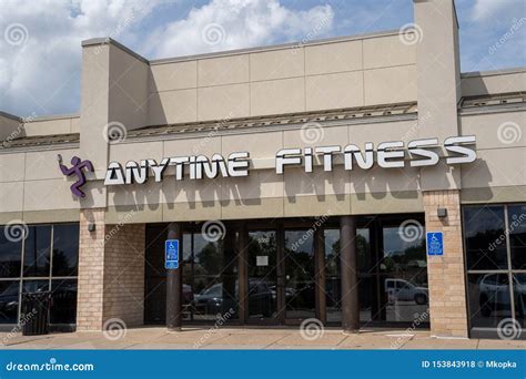 Crystal, Minnesota -Exterior of an Anytime Fitness Gym and Fitness ...