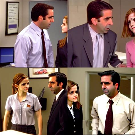 screenshot from the office (2002) emma watson with | Stable Diffusion ...