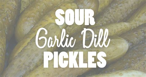 FERMENTED GARLIC DILL PICKLES – Humble House