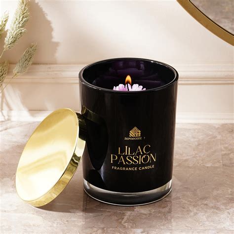 Buy Enchanted Lilac Passion Scented Jar Candle from Home Centre at just ...