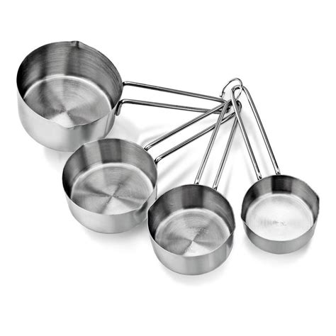Buy Taluka Stainless Steel Long Lasting Measuring Cup Set of 4 for ...