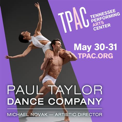 Paul Taylor Dance Company in Nashville at TPAC - Tennessee