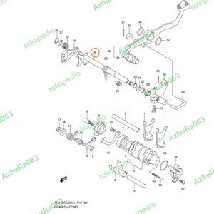 Jual SHAFT COMP, GEAR SHIFT SATRIA FU 150 - Kab. Bekasi - AzhuRa063 ...