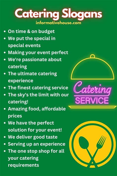150+ The Best Catering Slogans For Business in 2022 | Business slogans ...