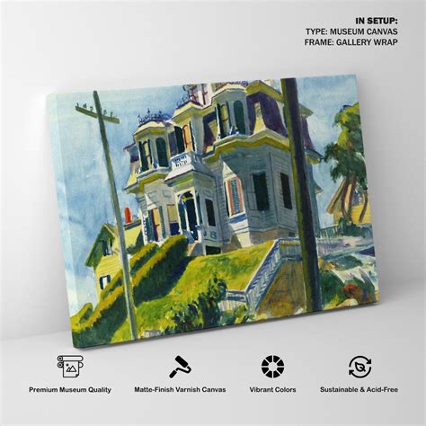 Haskells House 1924 Painting & Wall Art Print by Edward Hopper ...