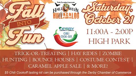 Fall Into Fun - Hullabaloo + Chili Cook-Off, High Park, Derby, October ...