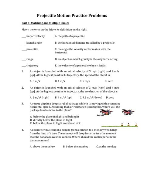 Basic Projectile Motion Practice Problems 的图像结果
