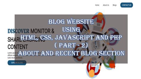 Image result for Blog Website Using HTML CSS and JavaScript