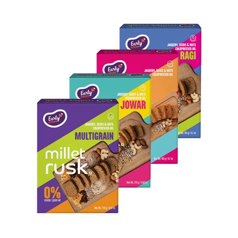 Millet Rusks – Early Foods India