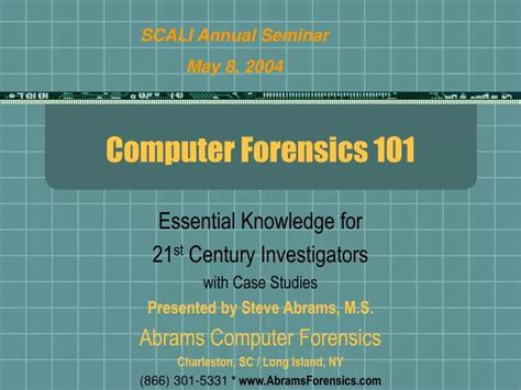 Image result for Computer Forensics 101