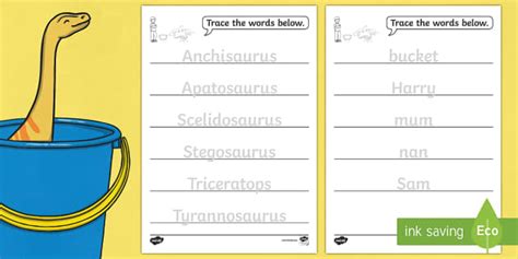 Trace the Words Worksheet / Worksheets to Support Teaching on Harry and the