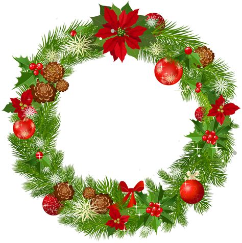 Christmas Wreath PNG Isolated Picture | PNG Mart