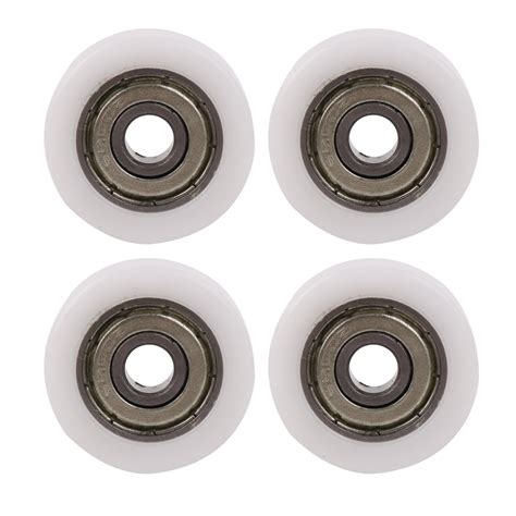 CNBTR 4PCS Nylon Round Pulley Track Roller Bearing Wheel 6x26x8mm 626ZZ ...