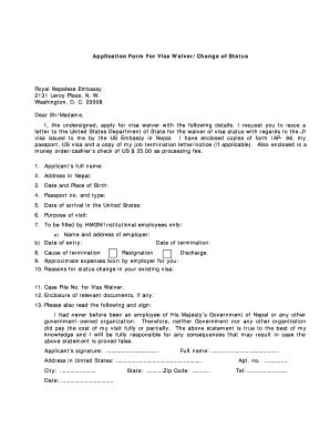 J1 Waiver No Objection Letter Sample - Fill and Sign Printable Template ...