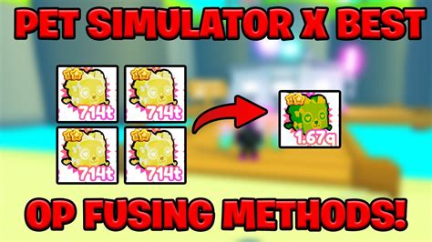 Image result for Roblox Pet Simulator X Best Fusing Methods