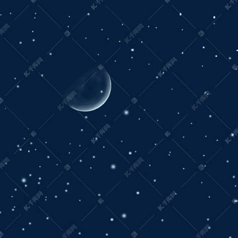 月亮星星素材图片免费下载-千库网