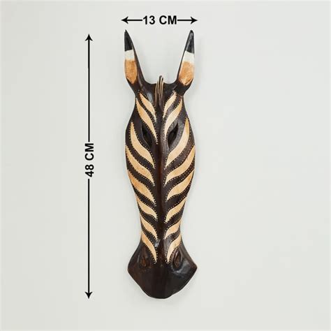 Buy Magnolia Textured Abstract Wooden Mask from Home Centre at just INR ...