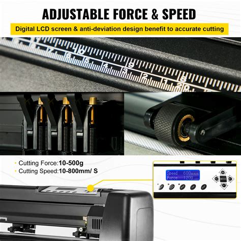 VEVOR 53" Vinyl Cutter Plotter Sign Cutting Machine with Software