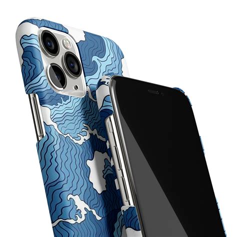 Waves Art Phone Cover | Matte Case – Boujee