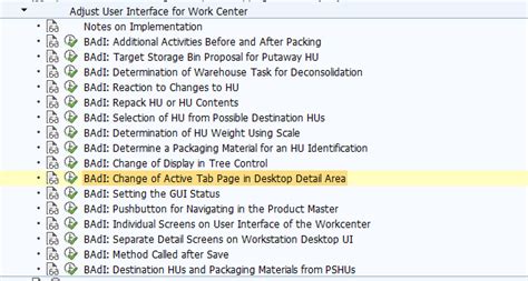 Business Add-Ins (BAdIs) for Extended Warehouse Management - EWMSUPPORT