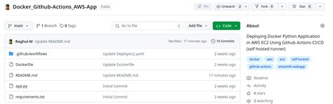 Deploy Streamlit App on AWS with GitHub Actions