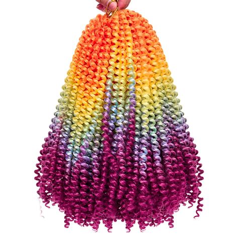 KoriKoli 2 Pack Spring Twist Ombre Colors Bomb Twist Crochet India | Ubuy
