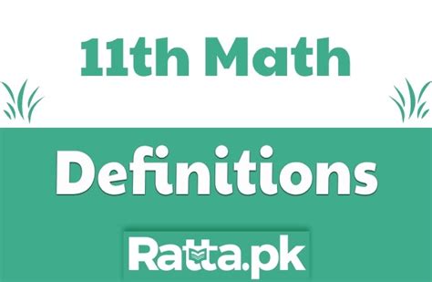 Image result for Basic Math Definitions