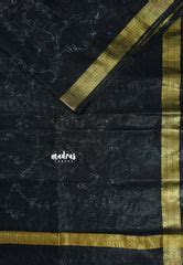 Bold Black - Shalini Premium kota silk embroidery with small border ...