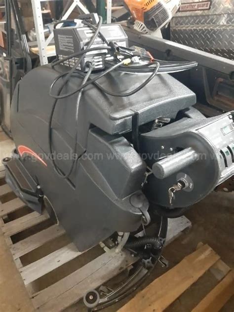 Global Floor Scrubber (1), Steamex Triumph Floor Machine (1). | AllSurplus