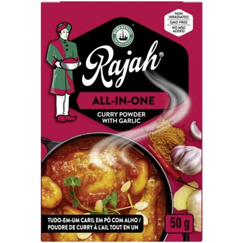 Robertsons Rajah Curry Powder All-In-One With Garlic 50gr - Superb Hyper