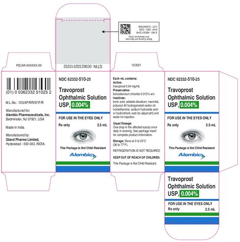 DailyMed - TRAVOPROST OPHTHALMIC SOLUTION USP, 0.004% TRAVOPROST- travoprost ophthalmic solution ...