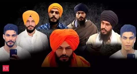 Amritpal Singh: Punjab Police releases 'seven faces' of Khalistani ...