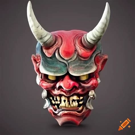 Oni mask on Craiyon