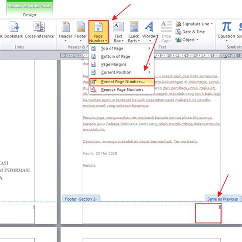 Image result for How to Create a Section Break in Word