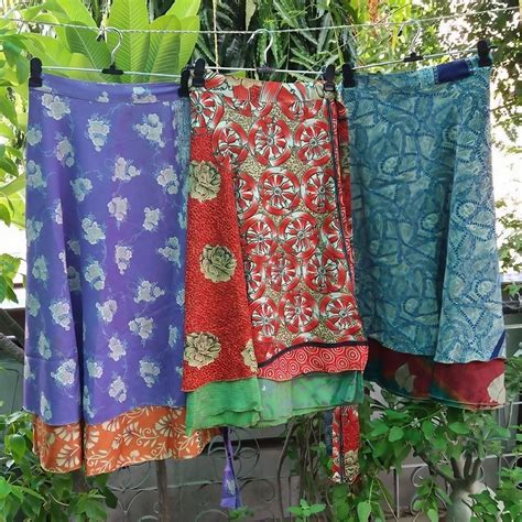Buy Indian Sari Silk Wrap Skirts - Buy Indian Sari Wrap Skirts Cocktail ...