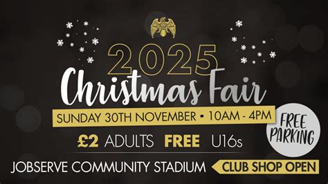 Colchester United Christmas Fair , JobServe Community Stadium ...
