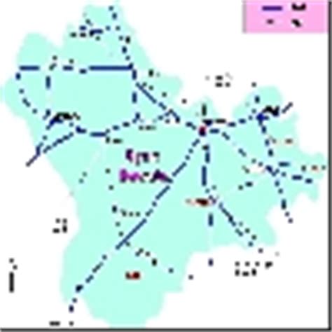 District maps of Karnataka state in India