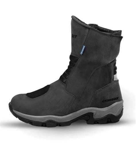Cramster Flux Motorcycle Touring Boots Mid (Black)– Moto Central