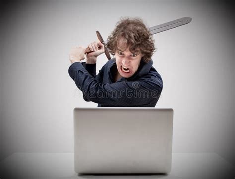 Image result for Angry Guy Destroy Computer