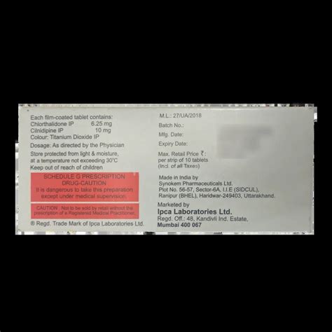CTD C 6.25/10MG TABLET 10'S Price, Uses, Side Effects & Substitutes ...